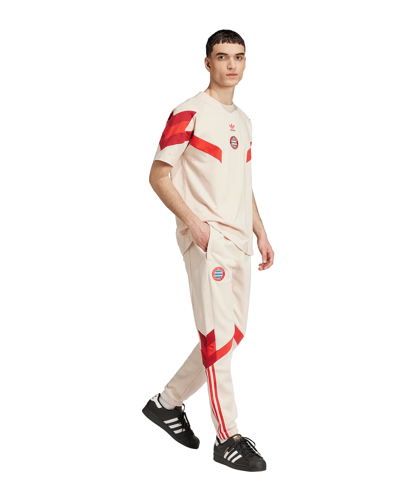 adidas Originals FC Bayern München Trainingshose Beige