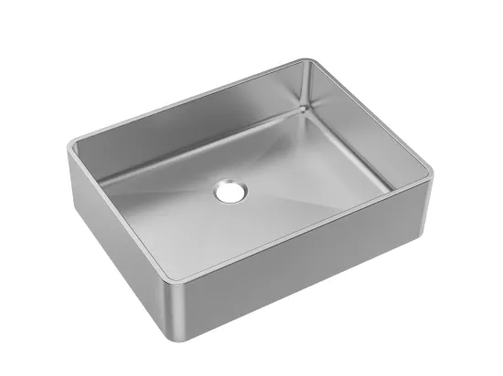 Luisa vasque à poser 48x37 en inox - Essebagno