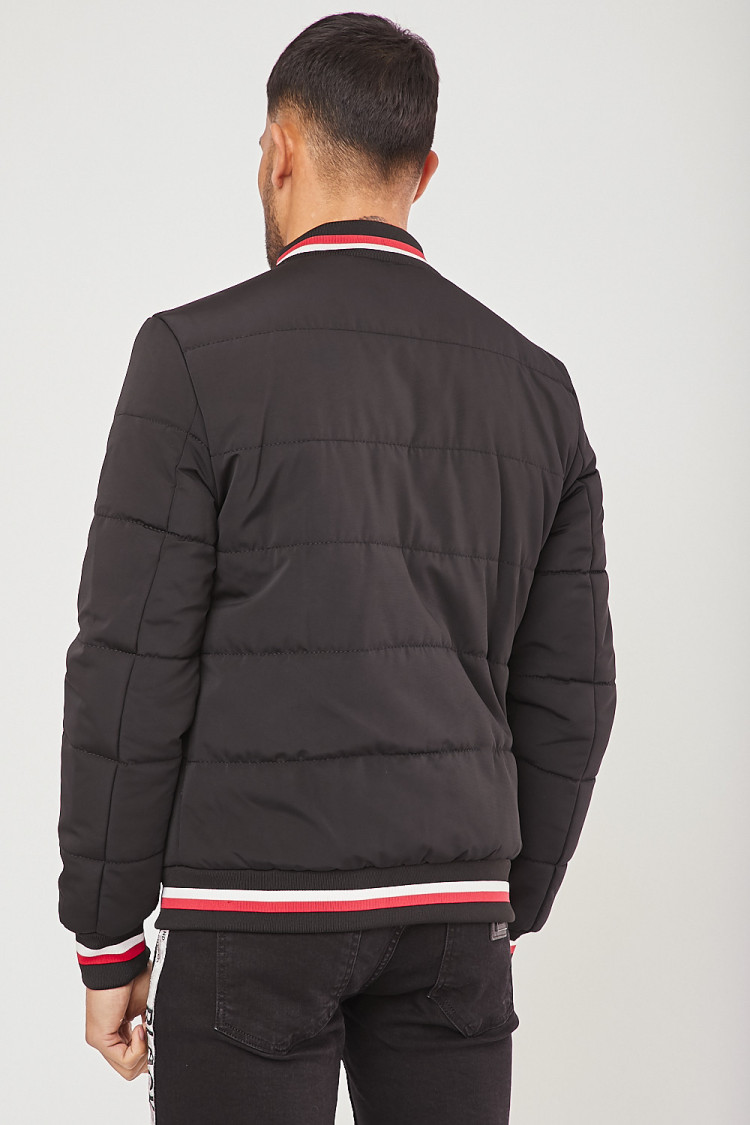 Bomber noir à bandes Project X