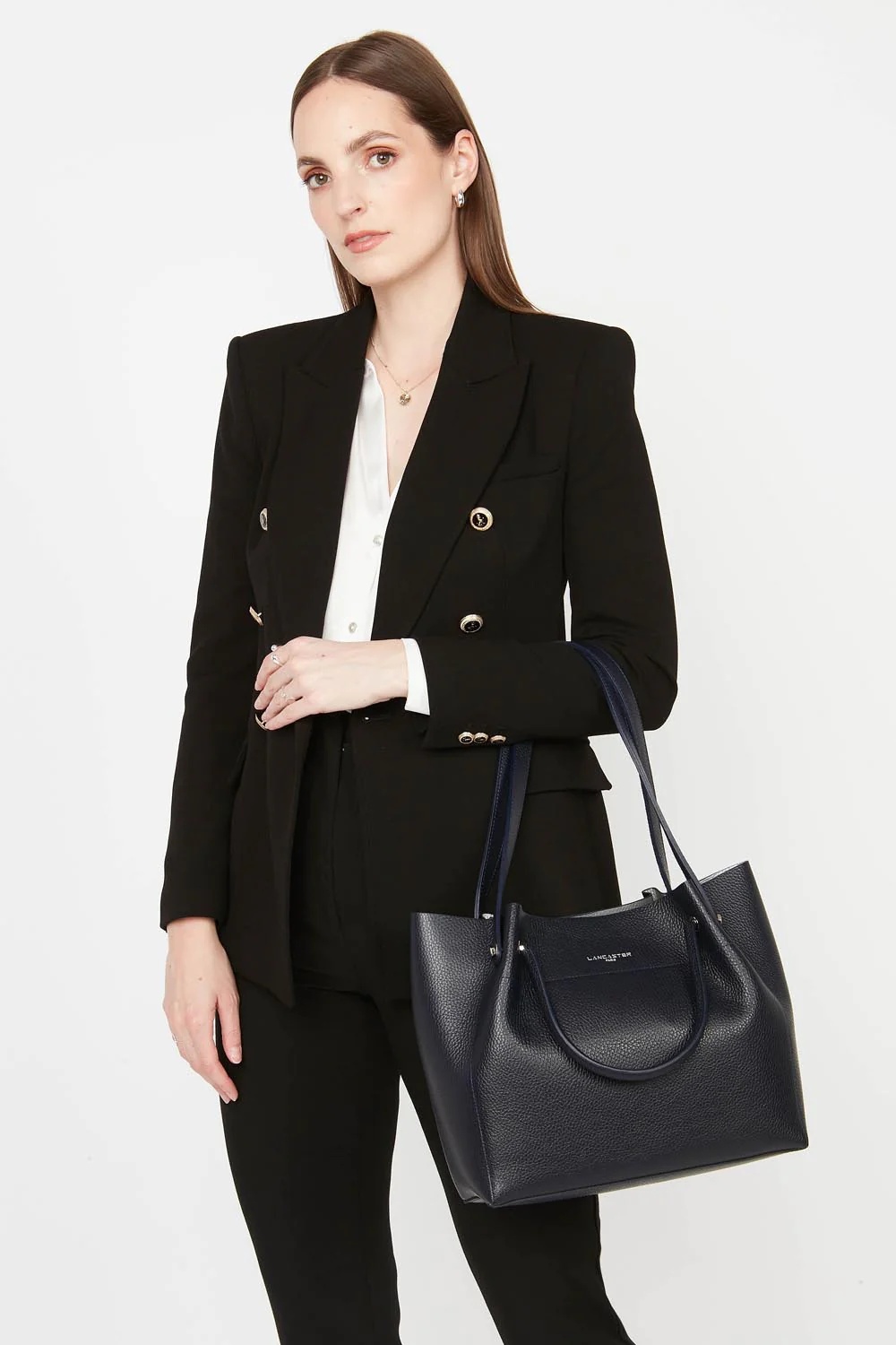 Foulonné Double-Sac cabas épaule