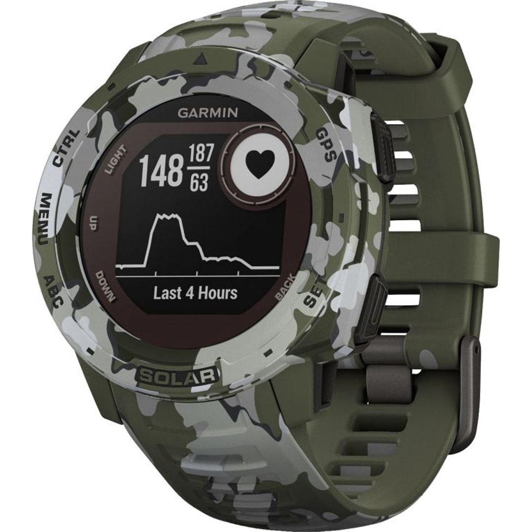 Garmin Instinct Solar Camo Grün