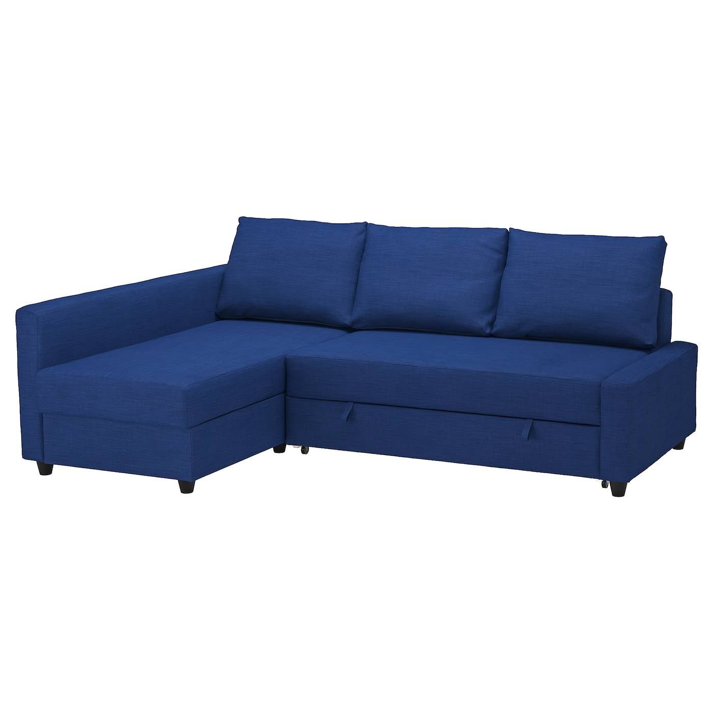 IKEA FRIHETEN Eckbettsofa mit Bettkasten