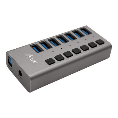 i-Tec USB 3.0 Charging HUB - Hub - 7 x SuperSpeed USB 3.0 - de bureau
