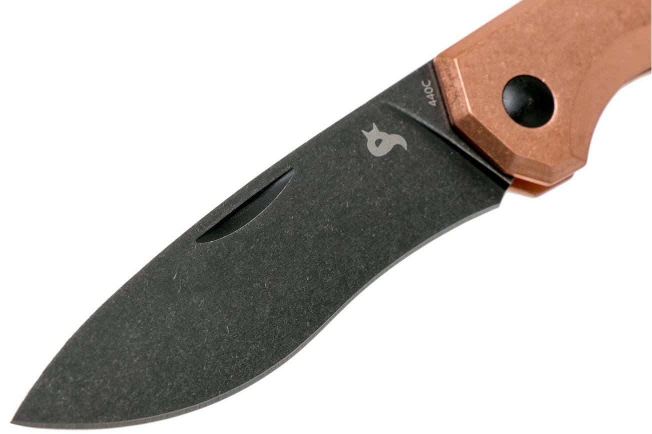 Fox Black Fox Ciol Folding Knife BF-748CR Copper zakmes, Denis Simonutti design
