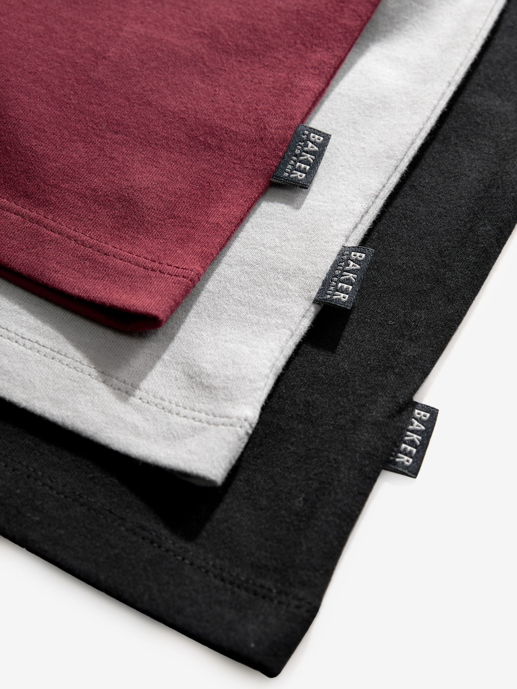 Multi - Baker by Ted Baker Cotton Long Sleeve T-Shirts 3 Pack