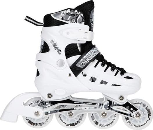 NILS Extreme NH10905 4in1 LED STØRRELSE S (31-34) SKØYTER MED DIMENSJONER NILS EXTREME HOCKEY HOCKEY