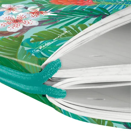 Herlitz Notizheft Ladylike Jungle flex PP A4, 2x40 liniert + kariert