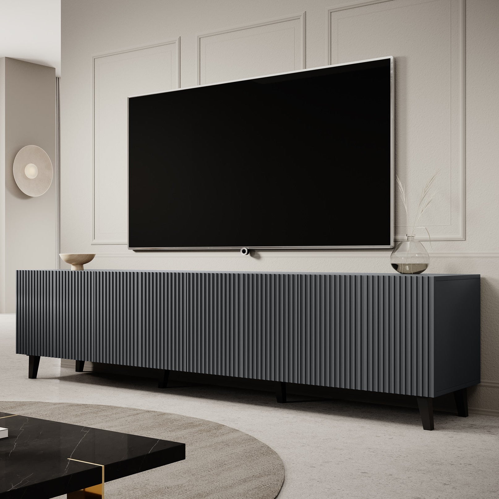 Vintar - TV-Meubel - Antraciet - 200 cm