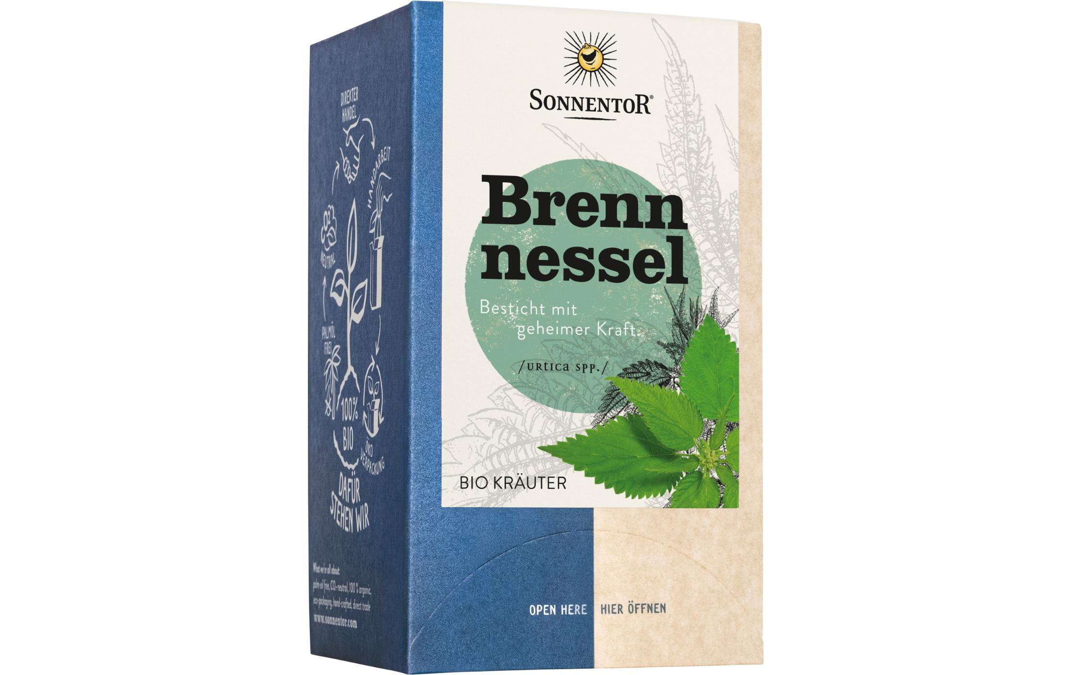 Teebeutel Bio Brennnessel 18 StückBiologisch zertifizierter Tee