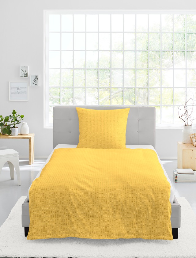 BIERBAUM Bettwäsche »Chic Uni« 2 Stk. tlg. Schickes Unidesign: Modern und elegant für jedes Schlafzimmer