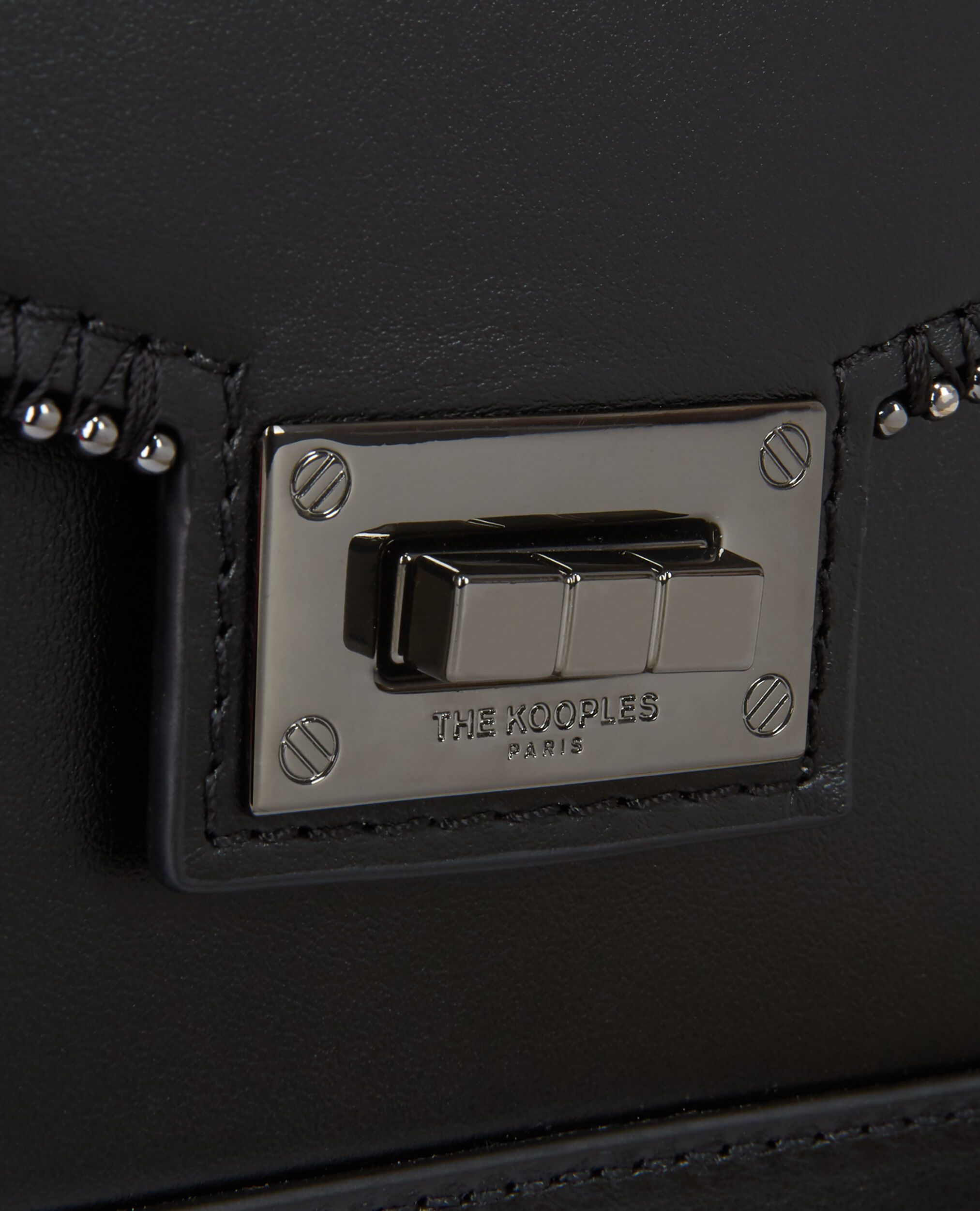 Sac Emily small en cuir noir
