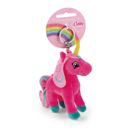 NICI Schlüsselanhänger Lissy PONY Einhorn Antonia 10cm pink-rosa