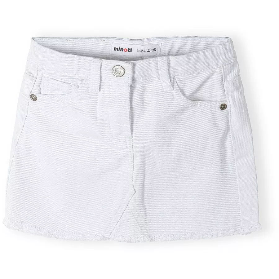 MINOTI Jeansrock Denim-Weiß