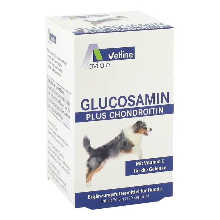 Glucosamin + Chondroitin Kapseln für Hunde, 120 St