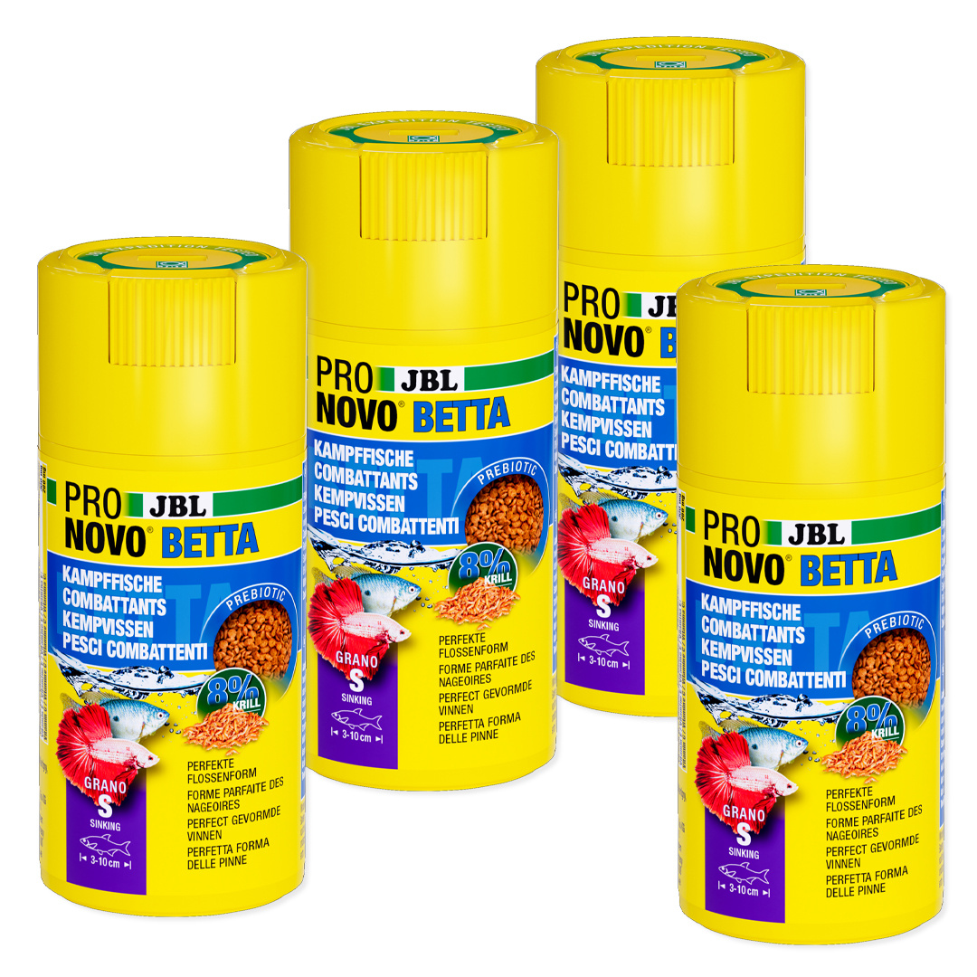JBL Pronovo Betta Grano S 100ml Click x4 | Zinkend granulaat