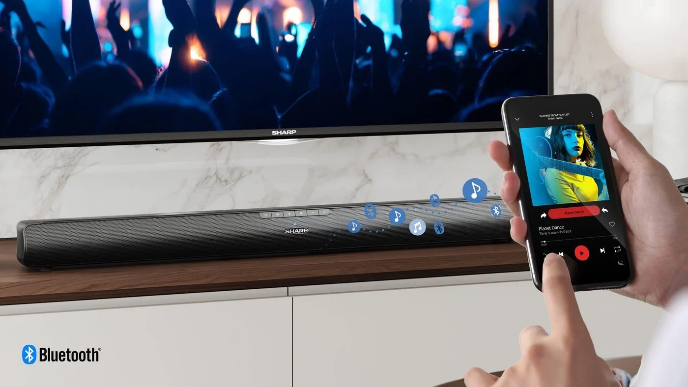 Sharp - 2.0 Soundbar With HDMI & Bluetooth
