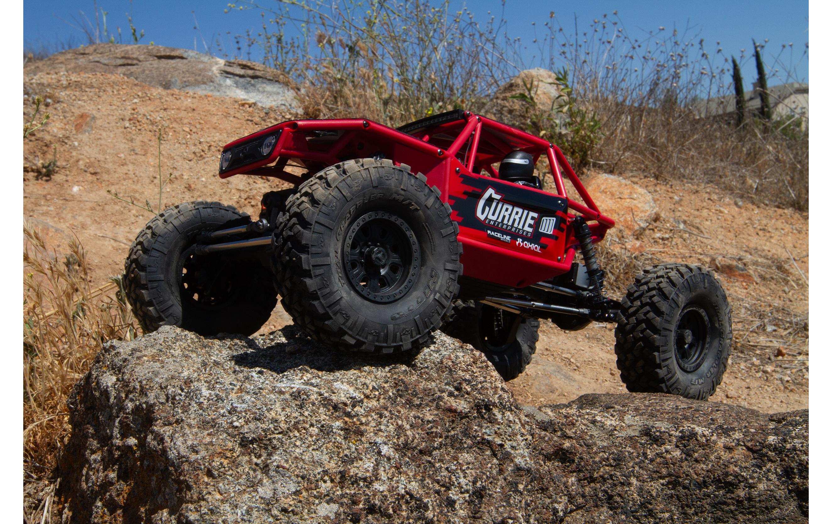 Rock Crawler Capra 4WS, Rot, 1:10, ARTR<br>Unlimited Trail Buggy mit Allrad Lenkung