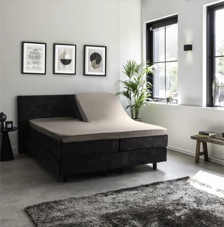 Hoeslaken Egyptisch Katoen Stretch - Splittopper