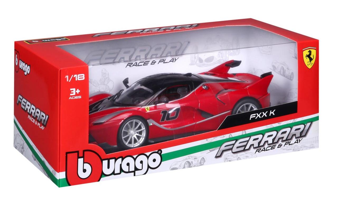 Ferrari R&P FXX K Rot 1:18Sammlermodell im Massstab 1:18