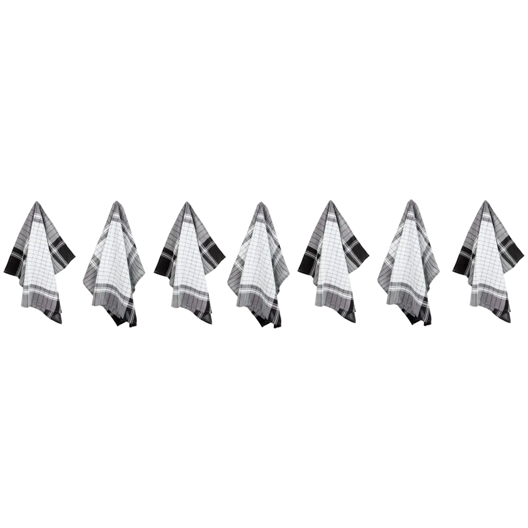Theedoeken 7 stuks | 50 x 70 cm | diverse kleuren