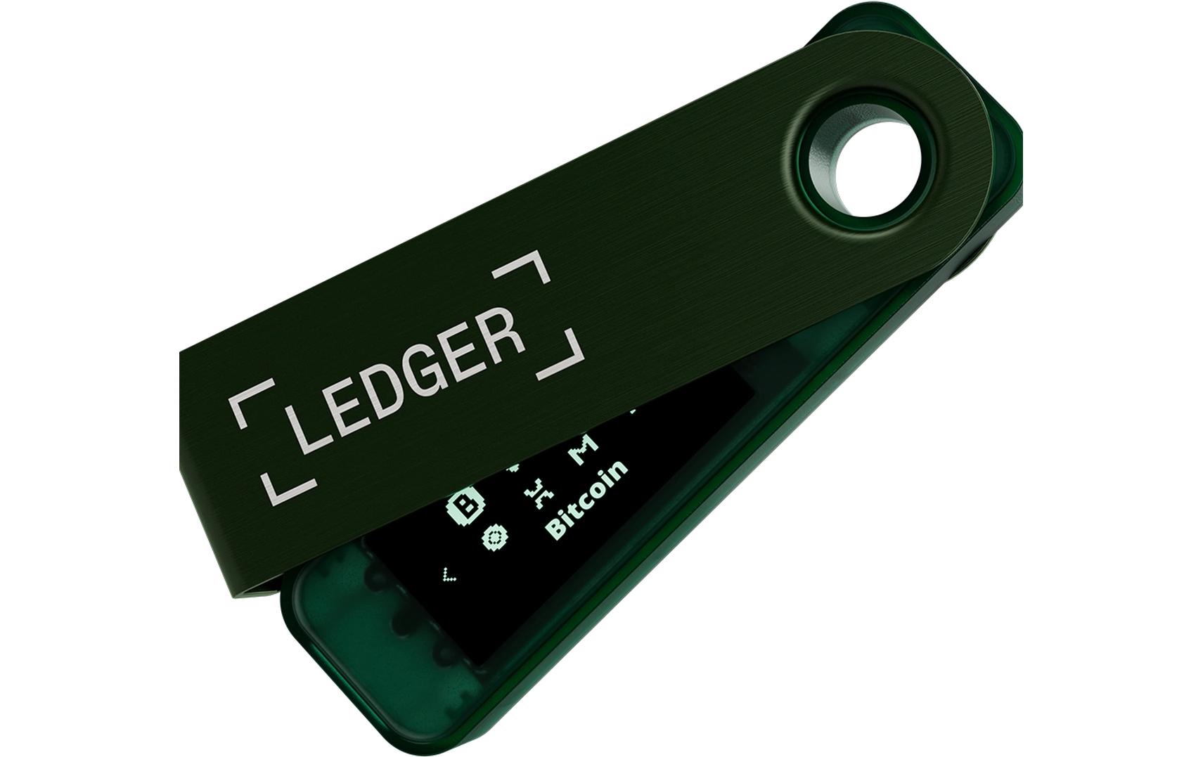 Nano S Plus Emerald GreenCrypto-Hardware-Wallet zum Kaufen, Verwalten und Vermehren digitaler Vermögenswerte