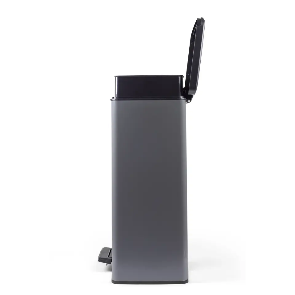 Curver Decobin Duo Prullenbak - 26L 26L - Rechthoekig - Cool Grey