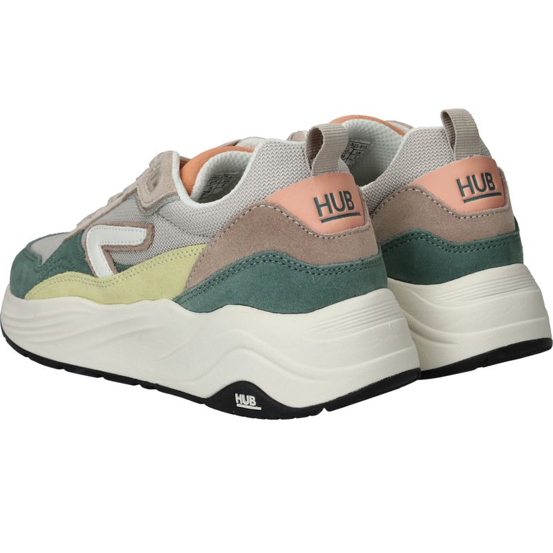 HUB Glide S43 Sneakers Groen Dames