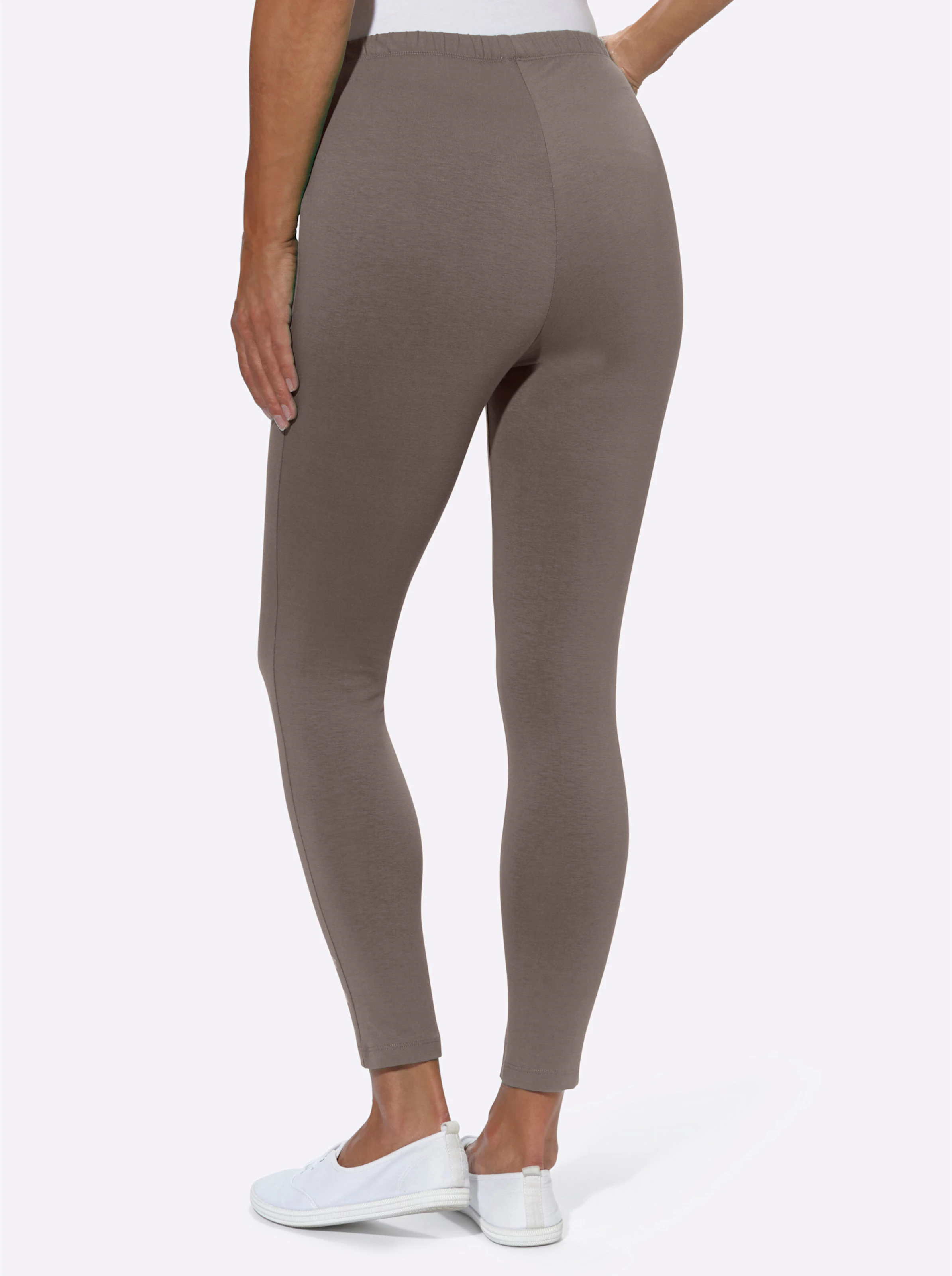 Leggings in taupe