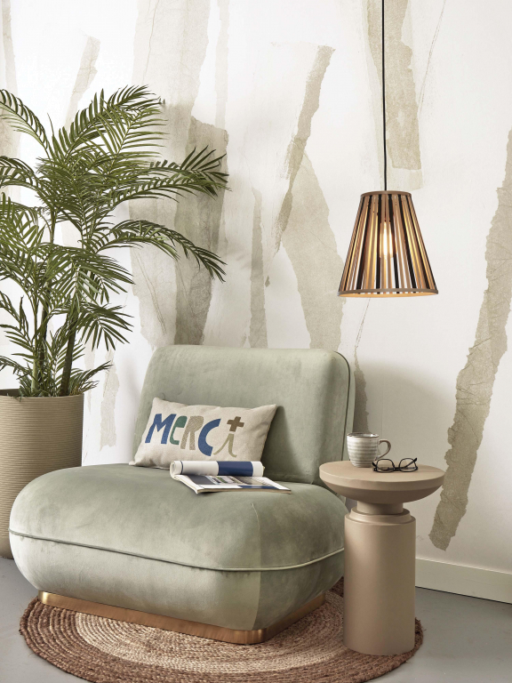 Good&Mojo Merapi hanglamp Ø30 cone small naturel