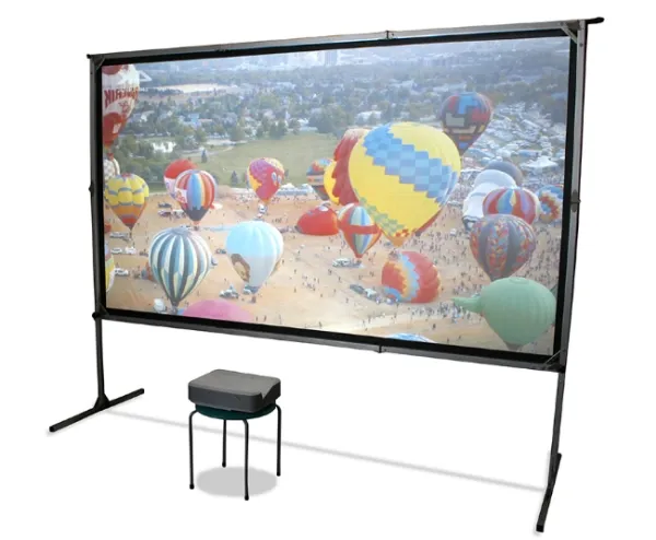 Elite Screens Yard Master 2 Series OMS120H2-DUAL - Projektor skærm med ben - 120