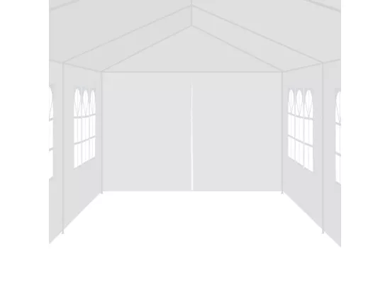 Tonnelle de jardin 3x12 m Blanc