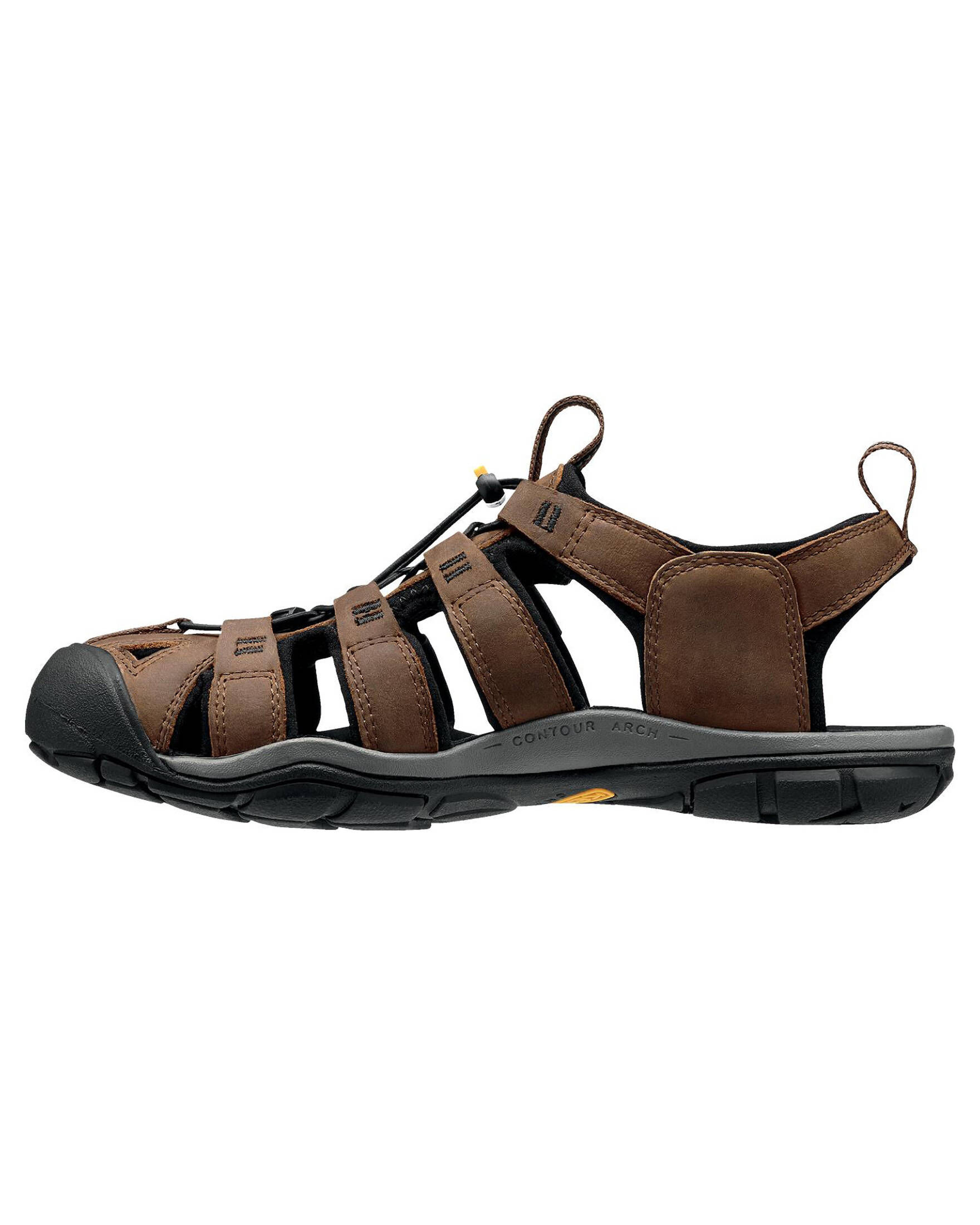 Keen| Herren Trekkingsandalen CLEARWATER CNX LEATHER M-DARK EARTH