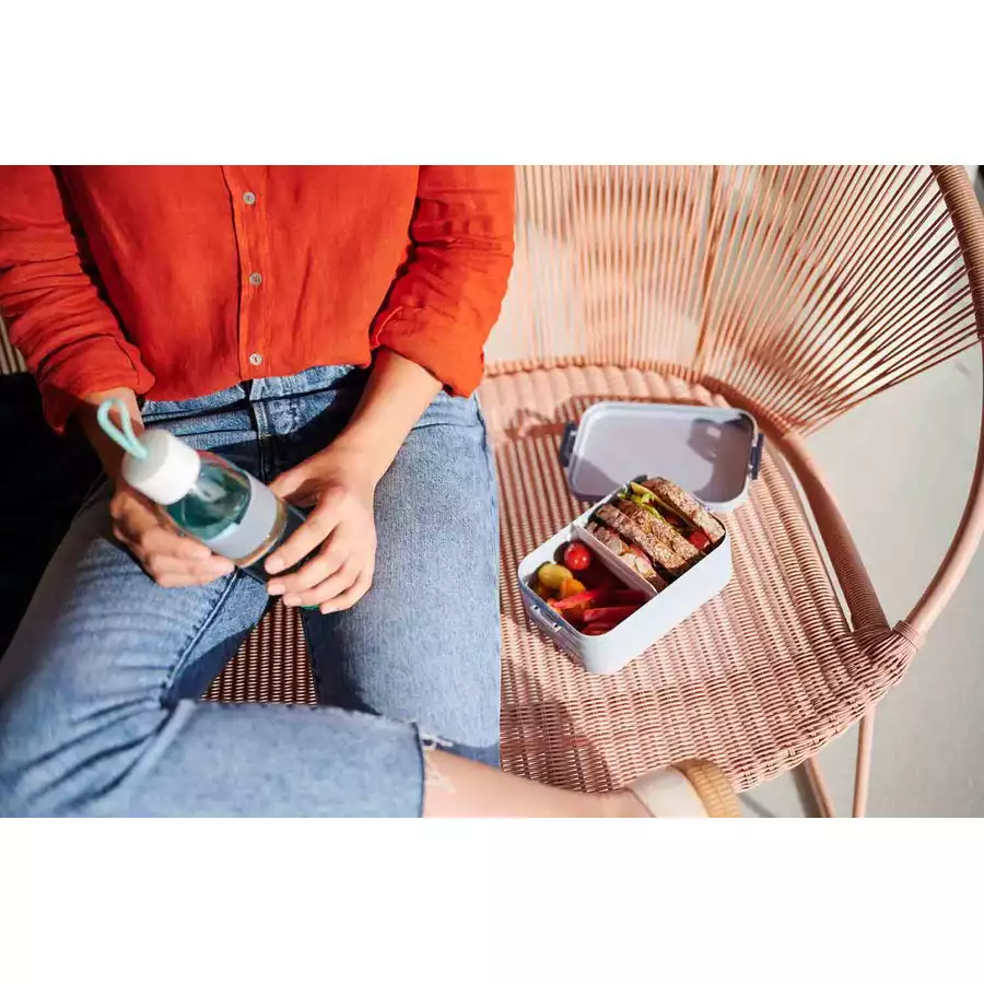 Mepal Lunchboxen Large Midi Flat Take a Break 3er Set rosa