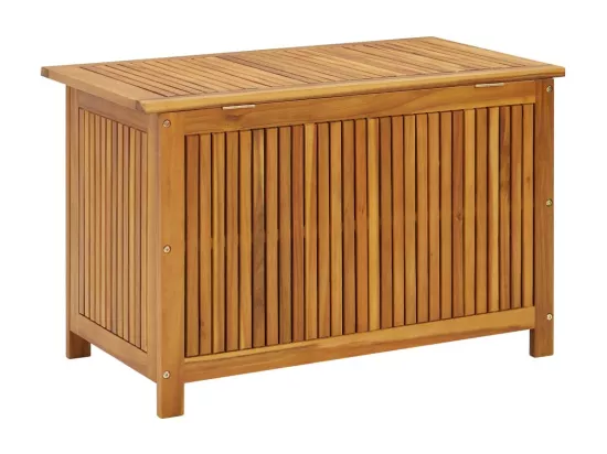Boîte de rangement de jardin 90x50x58 cm bois d'acacia massif