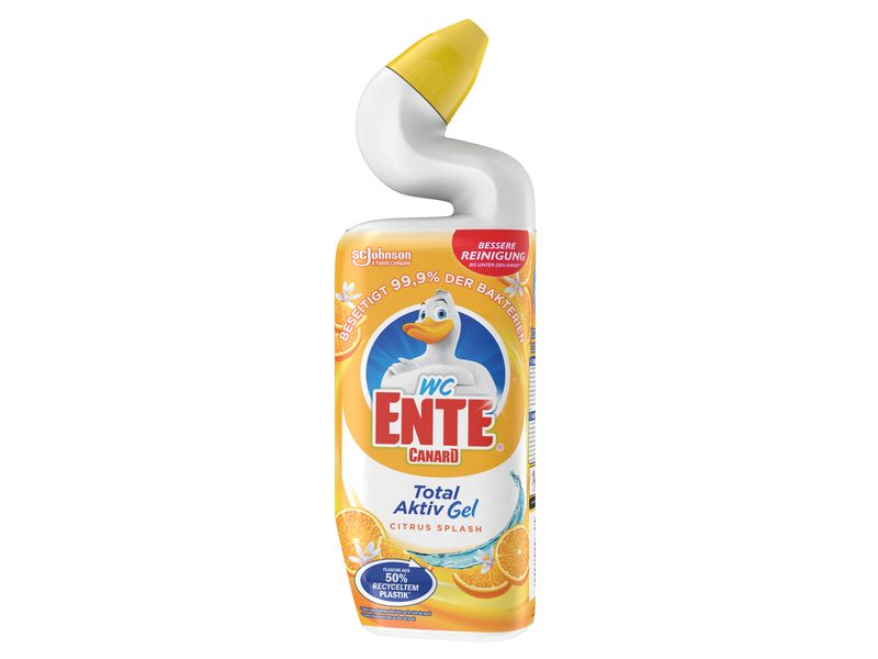 WC-Ente WC-Reiniger Total Aktiv Gel Citrus Splash 3 x 750 m Flüssiger Toilettenreiniger