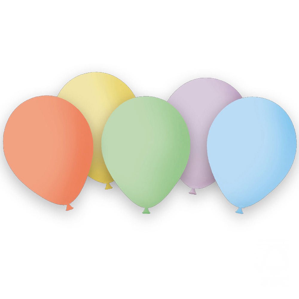 Gekleurde Ballonnen Latex Pastel Leeg 12st