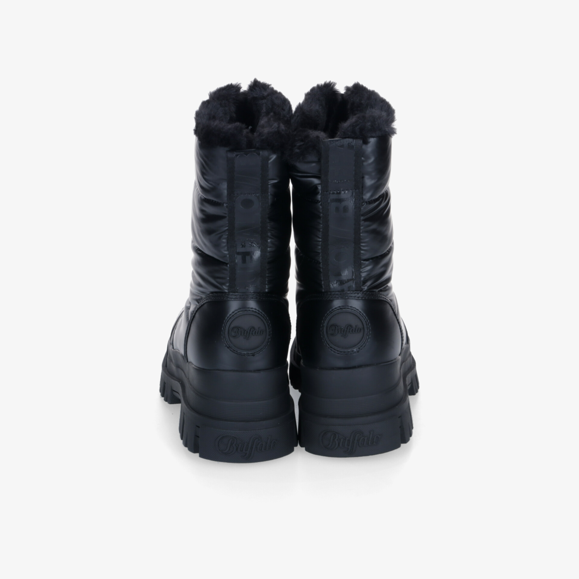 Buffalo Aspha Quilt Damen Biker Boots schwarz
