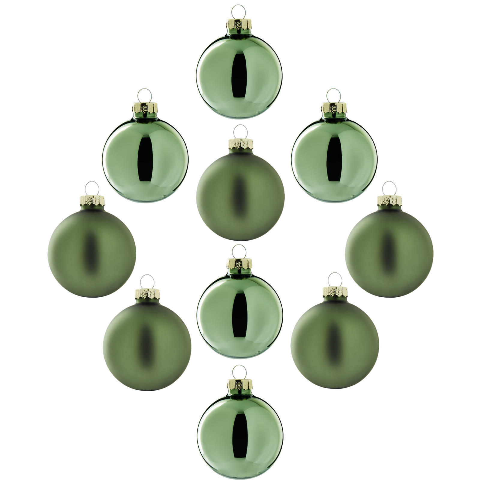 Nova Belle kerstbal (set van 10)  (ø6 cm)