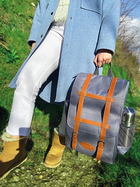 LES JARDINS DE LA COMTESSE - SAC A DOS PIQUE NIQUE ESCAPADE GRIS 4 P