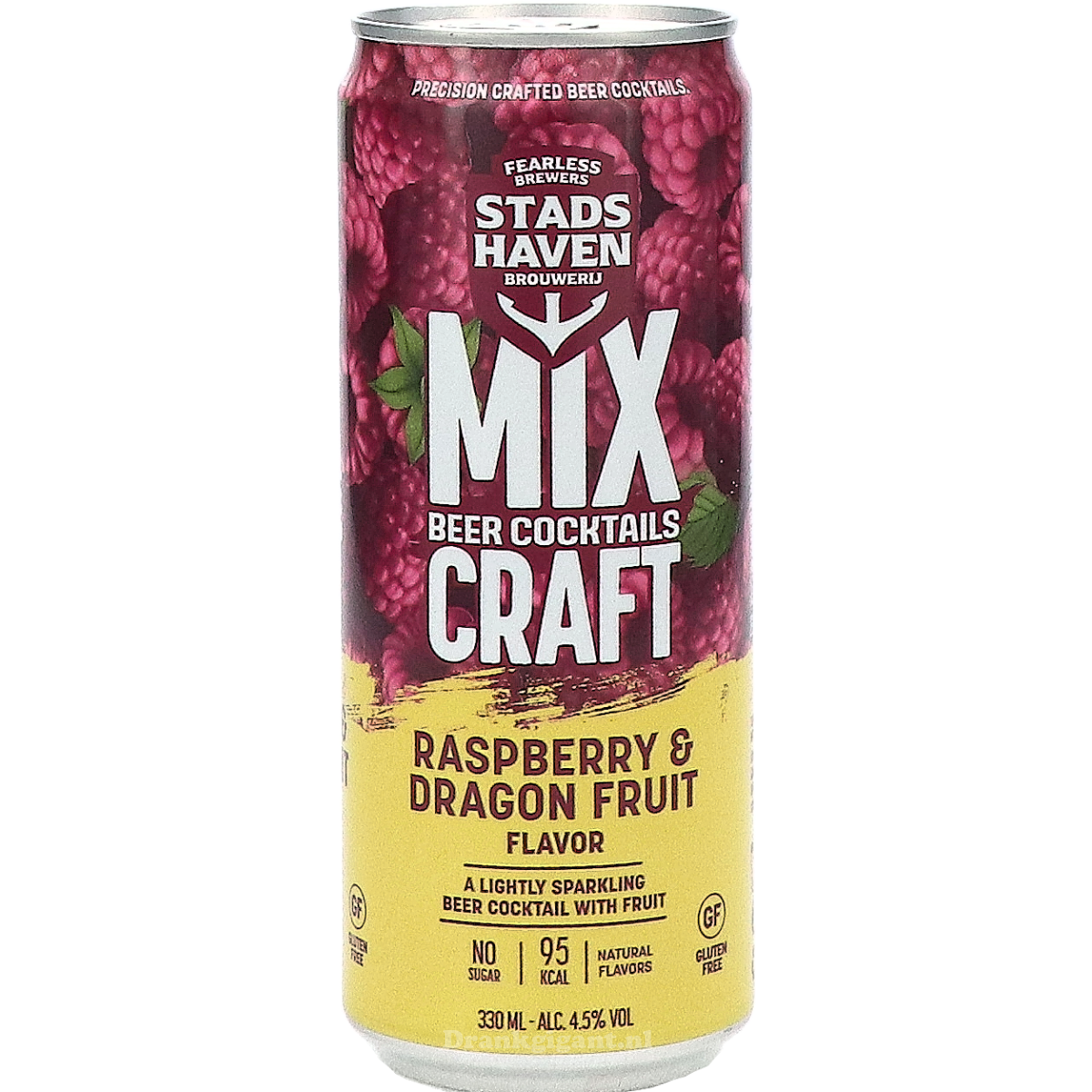 Stads Haven Mix Craft Raspberry & Dragon Fruit Beer Cocktail 33 cl