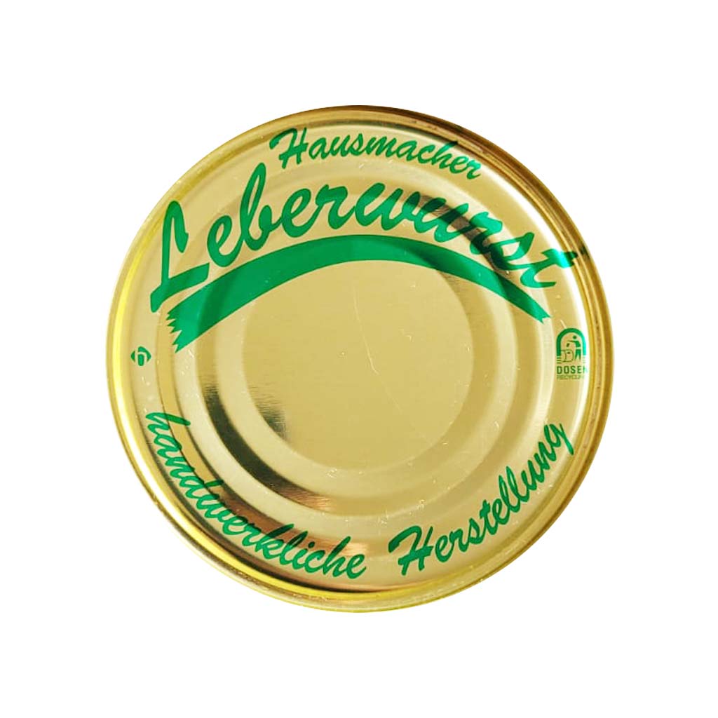 Schwarzwaldhaus Original Hausmacher Leberwurst 400g Goldglanzdose MHD:3.12.25