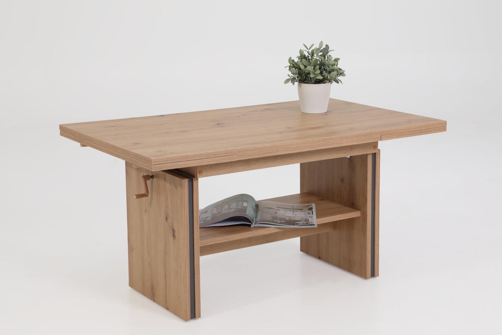 Couchtisch - Artisan Eiche - ausziehbar