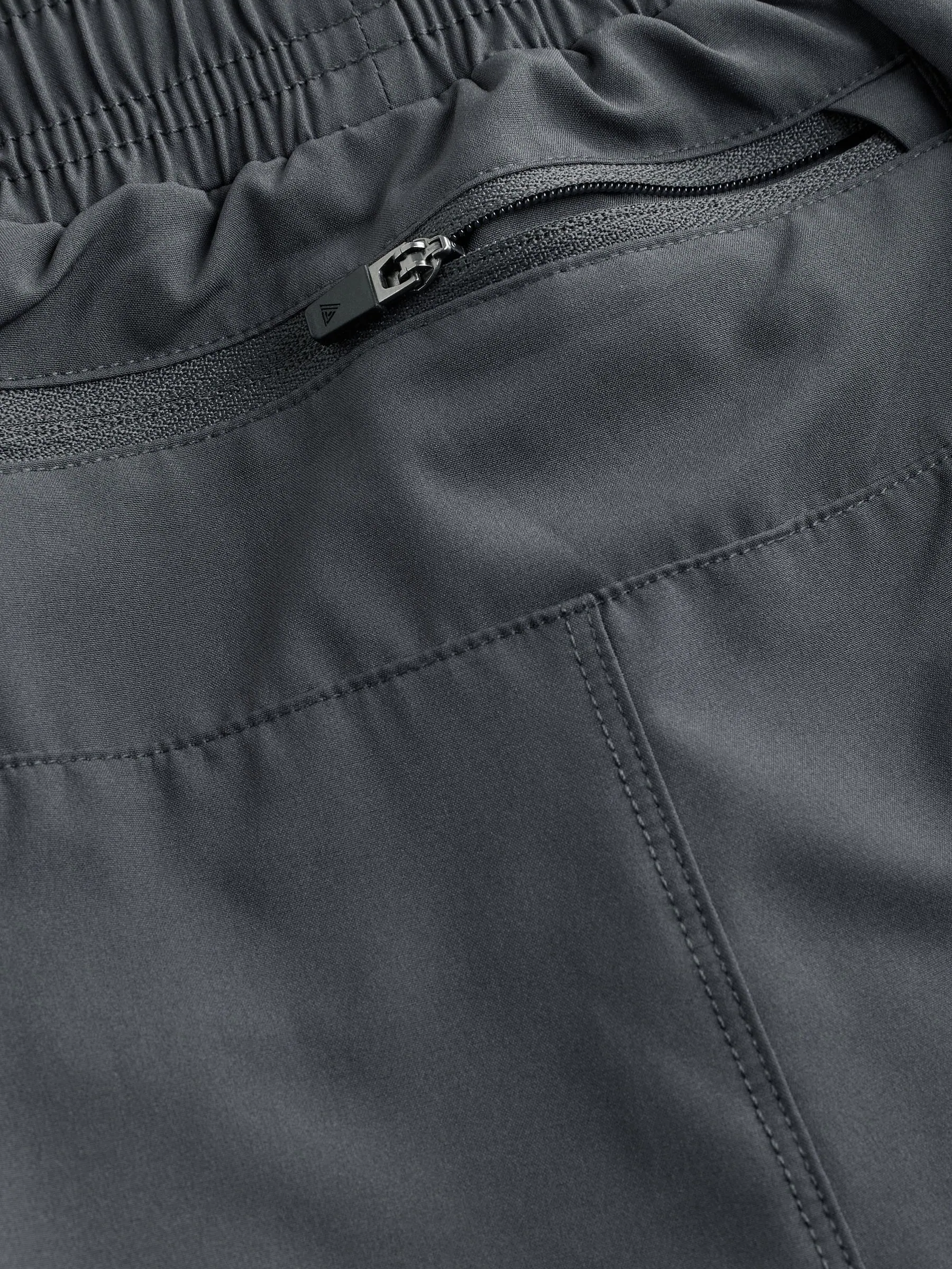 Leisteen grijs - Active cargo gym trainingshorts
