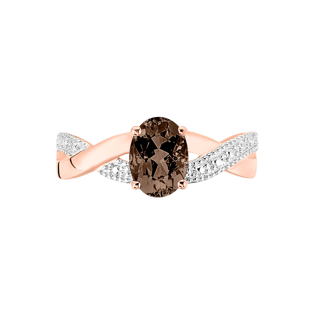 Bague Candice Or Rose Quartz