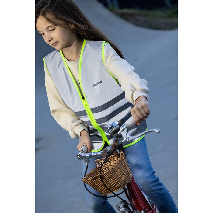 Kids Reflecterend fluohesje - Wowow