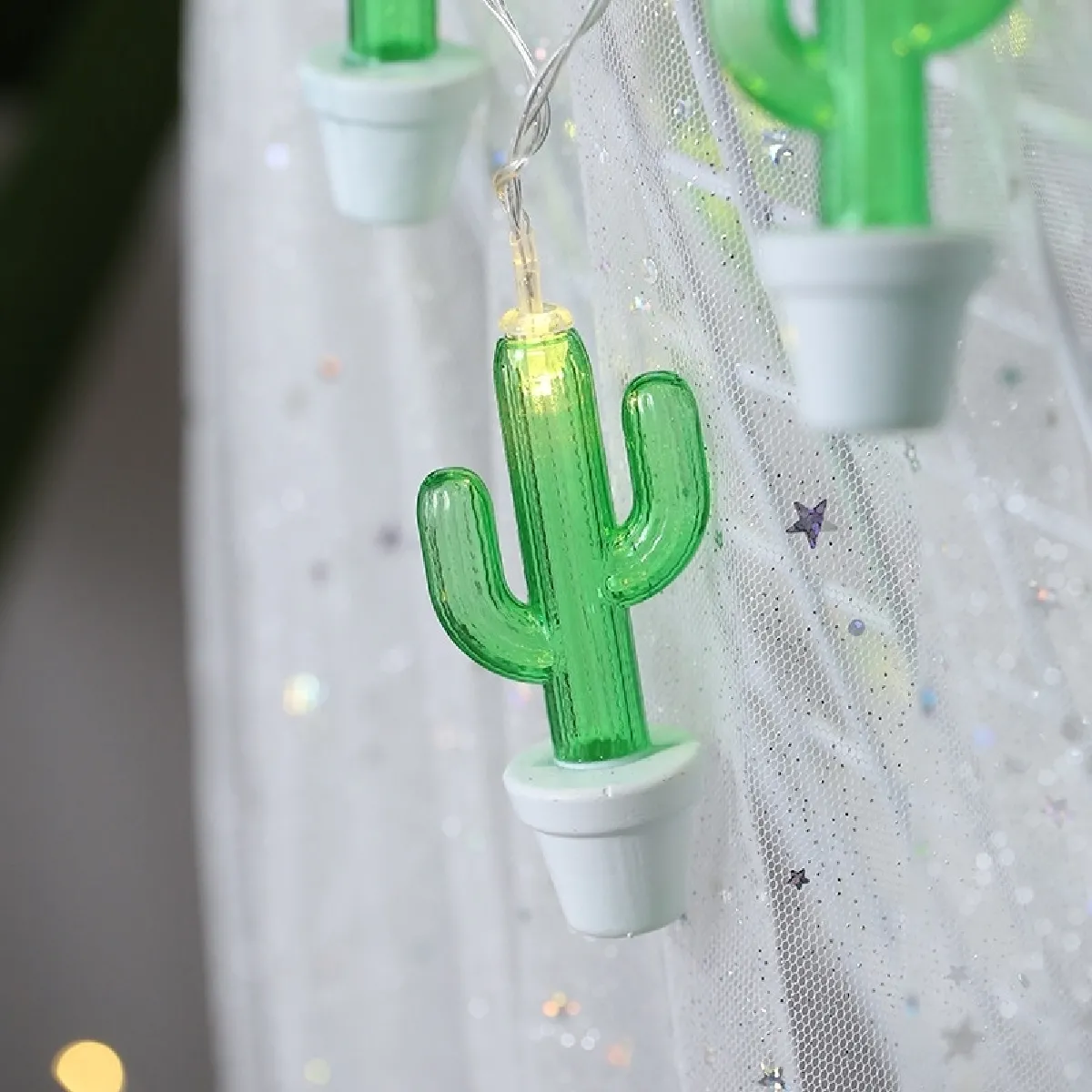 Wewoo Guirlande LED 3m - Cactus