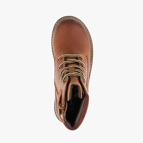 Hush Puppies leren jongens veterboots