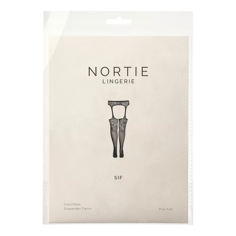 NORTIE Sif Bundløse Strømpebukser - Plus Size