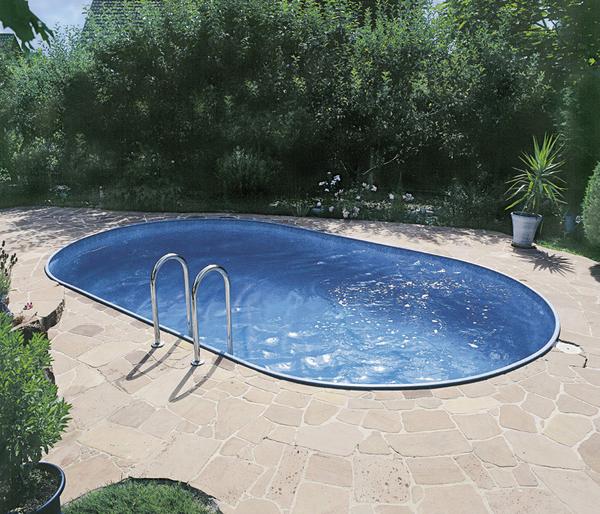 Summer Fun Stahlwandpool-Set, oval
