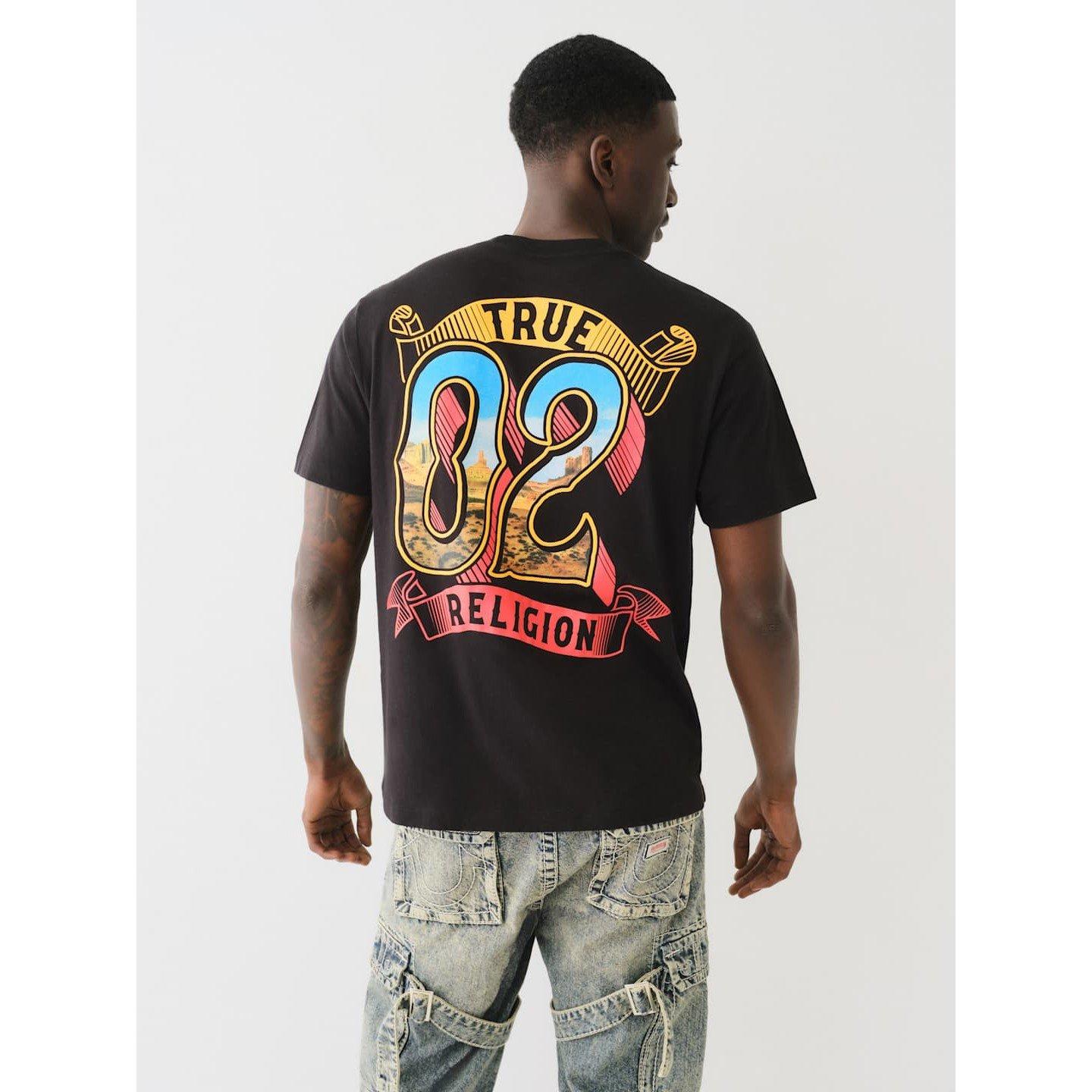 True Religion TR Short Sleeve Canyon T Shirt Mens